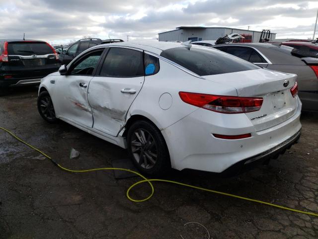 5XXGT4L37KG332540 - 2019 KIA OPTIMA LX WHITE photo 2