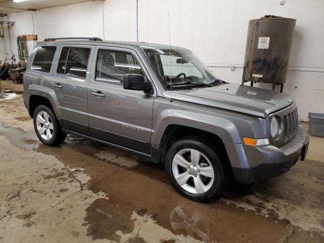 1C4NJRFB9CD637711 - 2012 JEEP PATRIOT LATITUDE GRAY photo 4