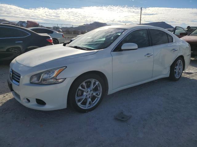 1N4AA5APXEC454634 - 2014 NISSAN MAXIMA S WHITE photo 1