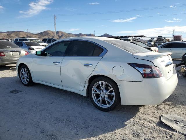 1N4AA5APXEC454634 - 2014 NISSAN MAXIMA S WHITE photo 2