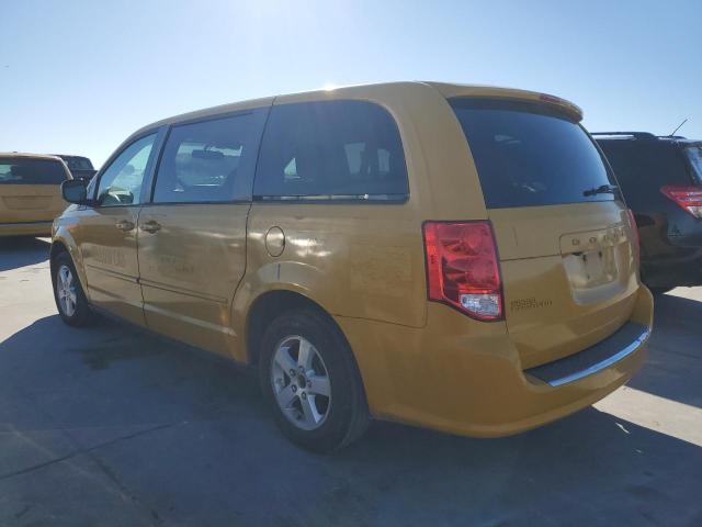 2C4RDGBG0CR138386 - 2012 DODGE GRAND CARA SE YELLOW photo 2