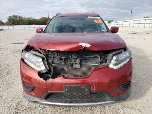 KNMAT2MT2GP711955 - 2016 NISSAN ROGUE S RED photo 5