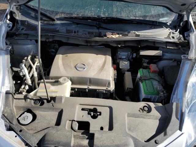 1N4AZ0CP0EC340697 - 2014 NISSAN LEAF S SILVER photo 11