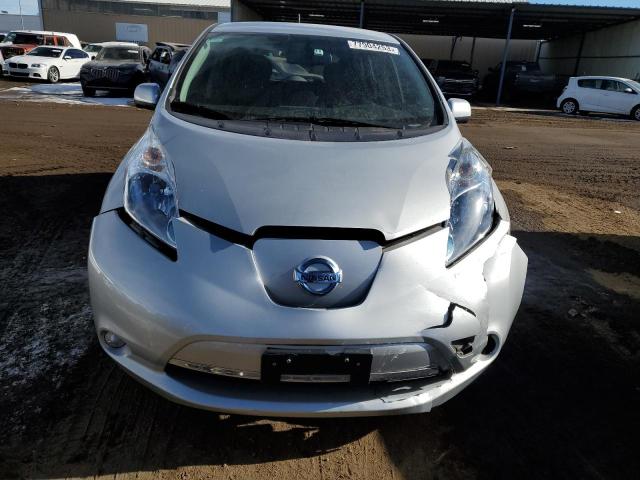 1N4AZ0CP0EC340697 - 2014 NISSAN LEAF S SILVER photo 5