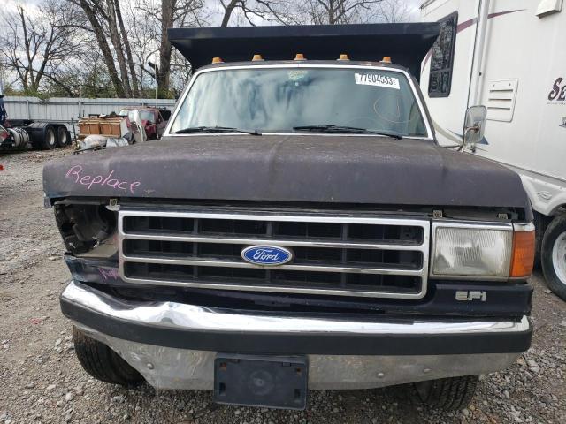 1FDKF37H5LNA22504 - 1990 FORD F350 BLACK photo 7