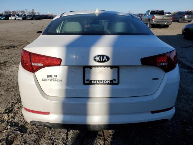 KNAGM4A75D5430988 - 2013 KIA OPTIMA LX WHITE photo 6