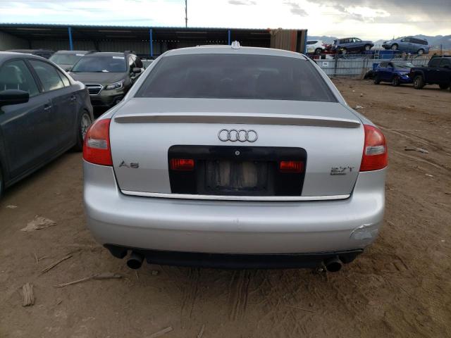 WAUCD64BX4N096323 - 2004 AUDI A6 S-LINE QUATTRO SILVER photo 6