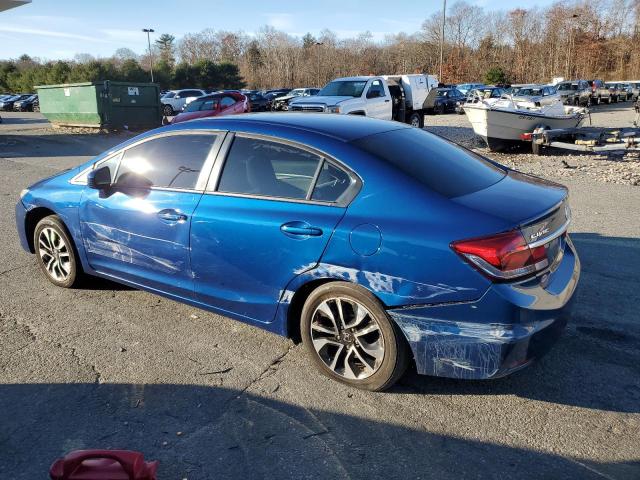 19XFB2F83FE067849 - 2015 HONDA CIVIC EX BLUE photo 2