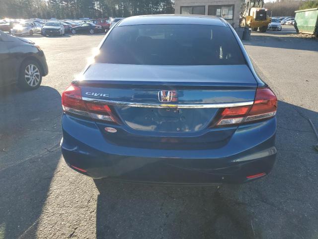 19XFB2F83FE067849 - 2015 HONDA CIVIC EX BLUE photo 6