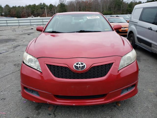 4T1BE46K67U112925 - 2007 TOYOTA CAMRY CE RED photo 5