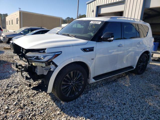 JN8AZ2NF2L9702053 - 2020 INFINITI QX80 LUXE WHITE photo 1