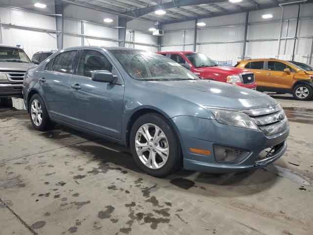 3FAHP0HA0CR207638 - 2012 FORD FUSION SE BLUE photo 4