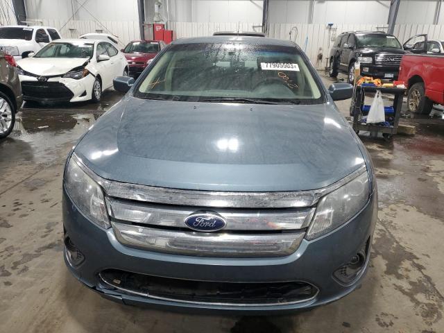 3FAHP0HA0CR207638 - 2012 FORD FUSION SE BLUE photo 5