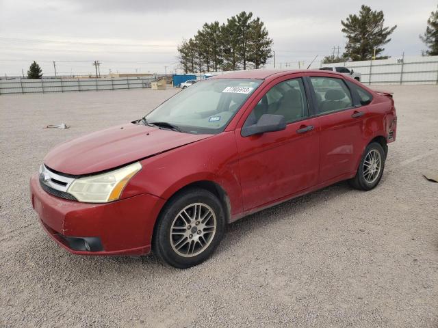 1FAHP3FN9AW135260 - 2010 FORD FOCUS SE RED photo 1
