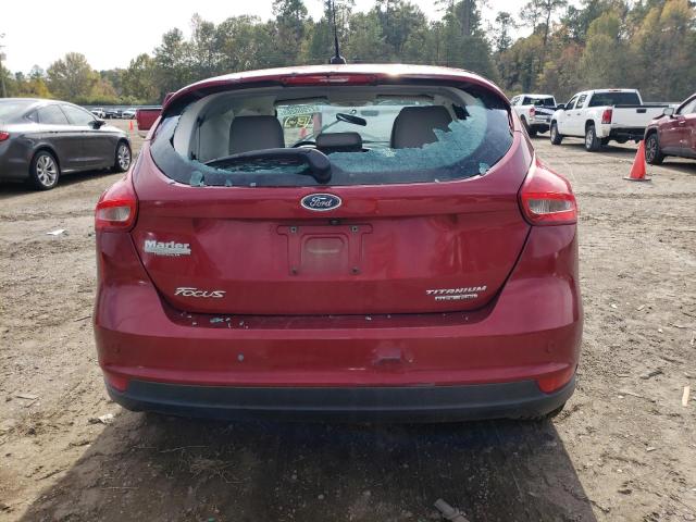 1FADP3N29GL219532 - 2016 FORD FOCUS TITANIUM RED photo 6