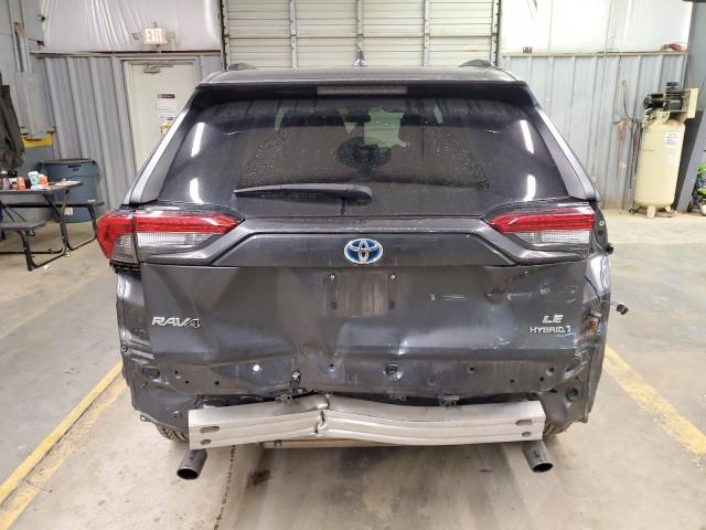 4T3LWRFV2MU049057 - 2021 TOYOTA RAV4 LE GRAY photo 6