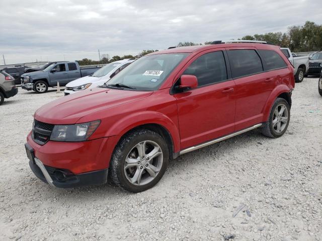 3C4PDCGB2HT524809 - 2017 DODGE JOURNEY CROSSROAD RED photo 1