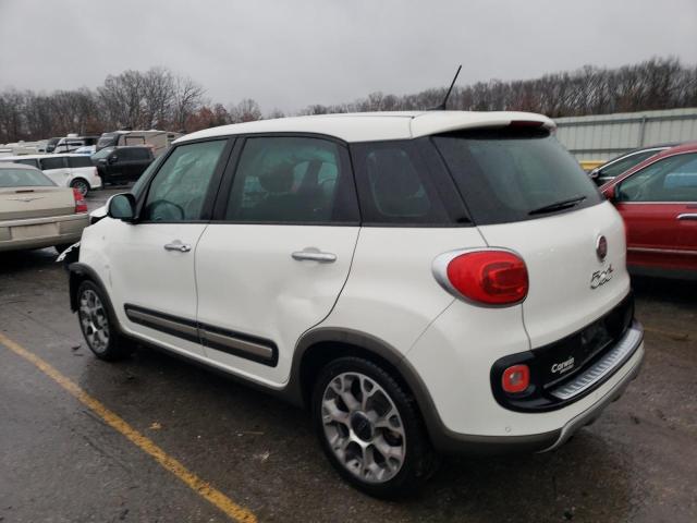 ZFBCFADH7EZ016445 - 2014 FIAT 500L TREKKING WHITE photo 2