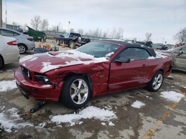 1ZVFT85H575283617 - 2007 FORD MUSTANG GT RED photo 1