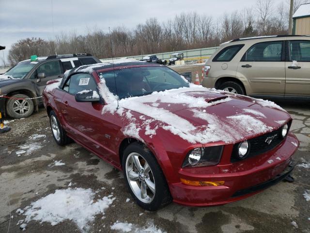 1ZVFT85H575283617 - 2007 FORD MUSTANG GT RED photo 4
