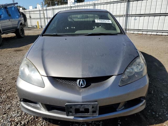 JH4DC54845S005962 - 2005 ACURA RSX GRAY photo 5