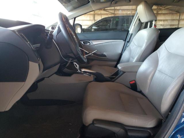 2HGFB2F96DH507316 - 2013 HONDA CIVIC EXL Mavi foto 7