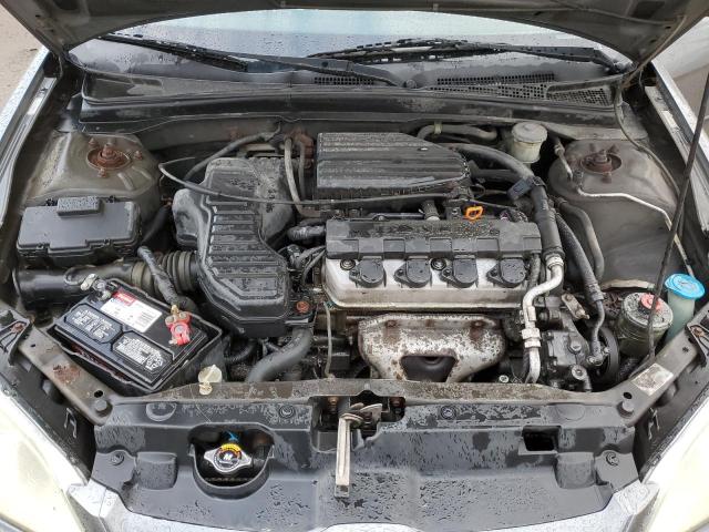 2HGES16385H569707 - 2005 HONDA CIVIC DX VP ნაცრისფერი ფოტო 11