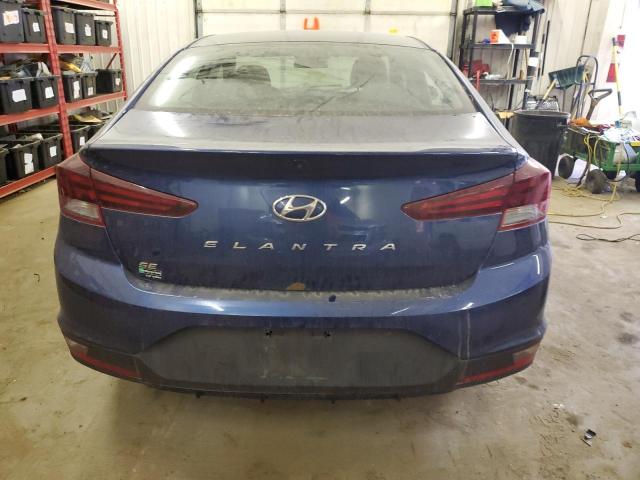 5NPD74LF3KH489990 - 2019 HYUNDAI ELANTRA SE BLUE photo 6