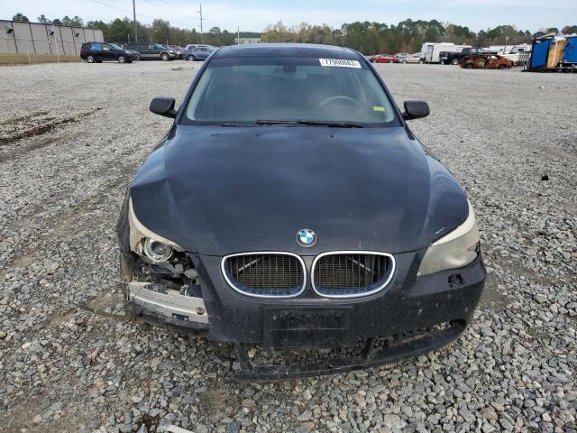 WBANE53586CK78810 - 2006 BMW 525 I BLACK photo 5