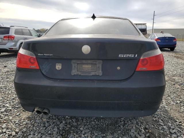 WBANE53586CK78810 - 2006 BMW 525 I BLACK photo 6