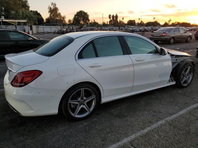 55SWF4JB0JU241235 - 2018 MERCEDES-BENZ C 300 WHITE photo 3