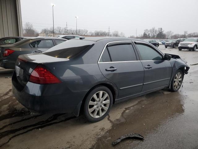 1HGCM66586A033680 - 2006 HONDA ACCORD EX BLUE photo 3