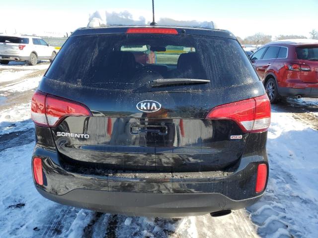 5XYKT4A68FG615084 - 2015 KIA SORENTO LX BLACK photo 6