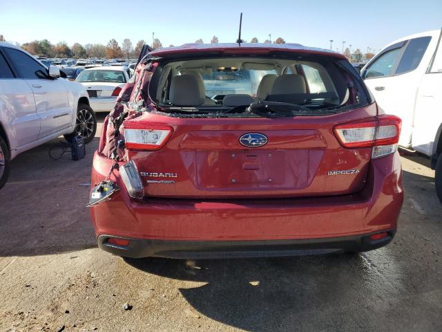 4S3GTAA60K3748327 - 2019 SUBARU IMPREZA MAROON photo 6