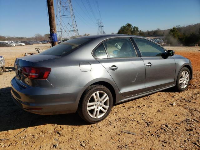 3VW2B7AJ8JM261861 - 2018 VOLKSWAGEN JETTA S GRAY photo 3