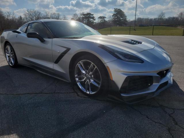 1G1YB2D75K5106216 - 2019 CHEVROLET CORVETTE STINGRAY 1LT SILVER photo 1