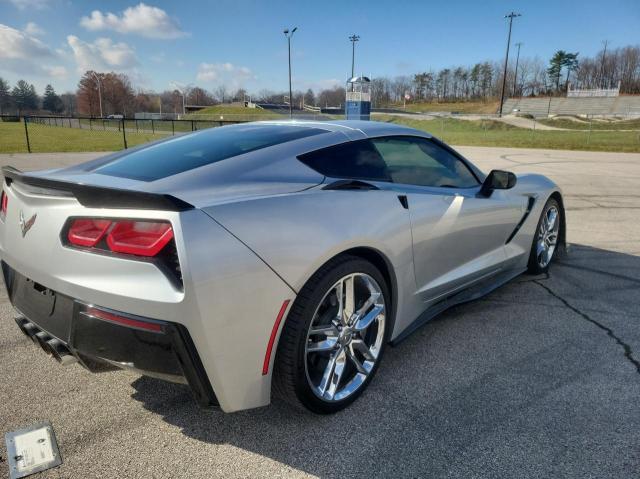 1G1YB2D75K5106216 - 2019 CHEVROLET CORVETTE STINGRAY 1LT SILVER photo 4