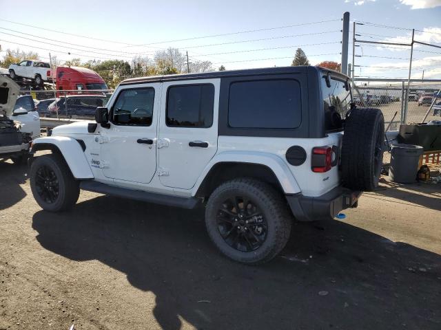 1C4JJXP61NW278110 - 2022 JEEP WRANGLER U SAHARA 4XE WHITE photo 2