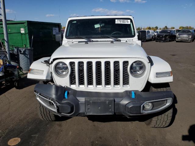 1C4JJXP61NW278110 - 2022 JEEP WRANGLER U SAHARA 4XE WHITE photo 5