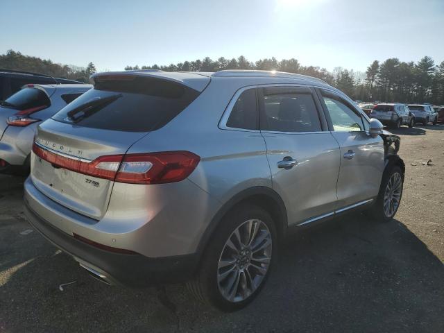 2LMPJ8LP4GBL32762 - 2016 LINCOLN MKX RESERVE SILVER photo 3