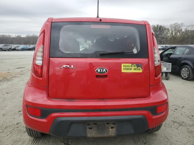 KNDJT2A52D7627023 - 2013 KIA SOUL RED photo 6