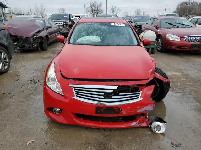 JN1CV6ARXDM352891 - 2013 INFINITI G37 RED photo 5