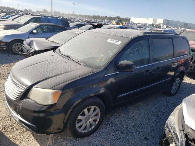 2C4RC1BG9DR696724 - 2013 CHRYSLER TOWN & COU TOURING შავი ფოტო 1