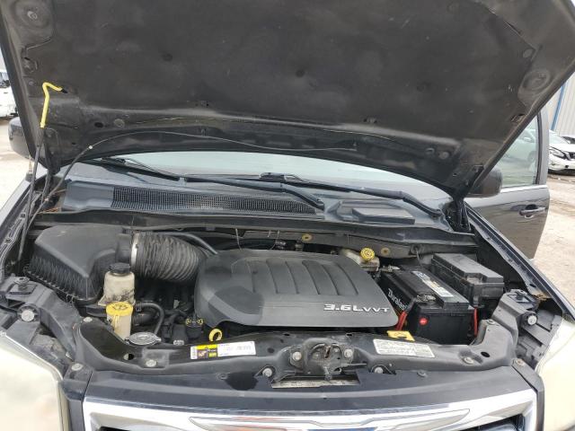 2C4RC1BG9DR696724 - 2013 CHRYSLER TOWN & COU TOURING შავი ფოტო 12