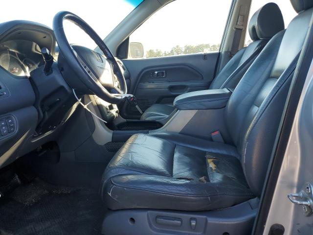 5FNYF28626B020069 - 2006 HONDA PILOT EX SILVER photo 7