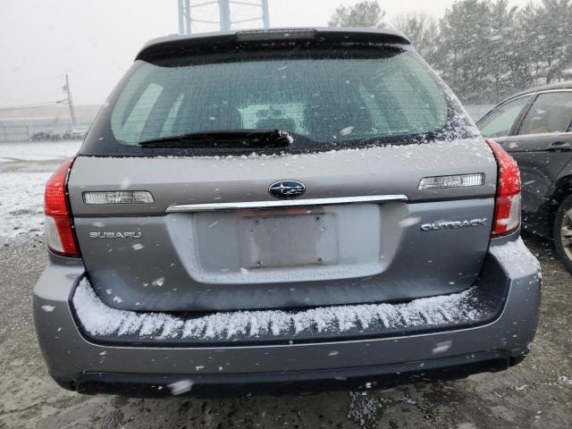 4S4BP60C296321061 - 2009 SUBARU OUTBACK GRAY photo 6