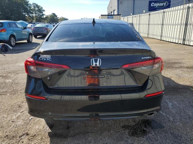 2HGFE2F57NH558197 - 2022 HONDA CIVIC SPORT BLACK photo 6