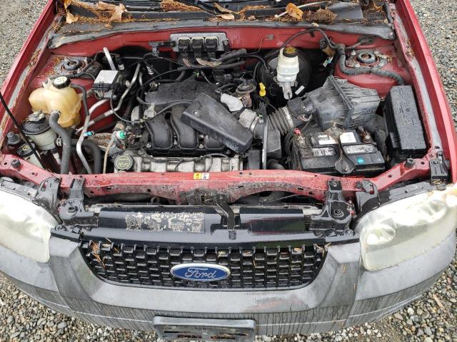 1FMYU03155KA55689 - 2005 FORD ESCAPE XLT RED photo 12