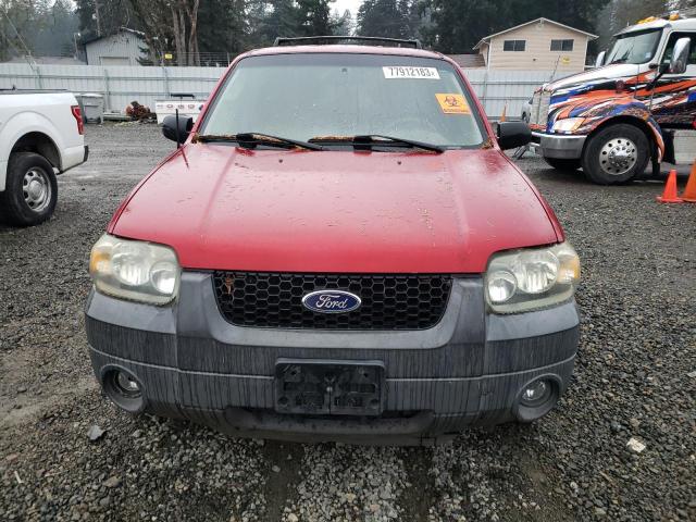 1FMYU03155KA55689 - 2005 FORD ESCAPE XLT RED photo 5