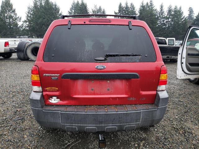 1FMYU03155KA55689 - 2005 FORD ESCAPE XLT RED photo 6